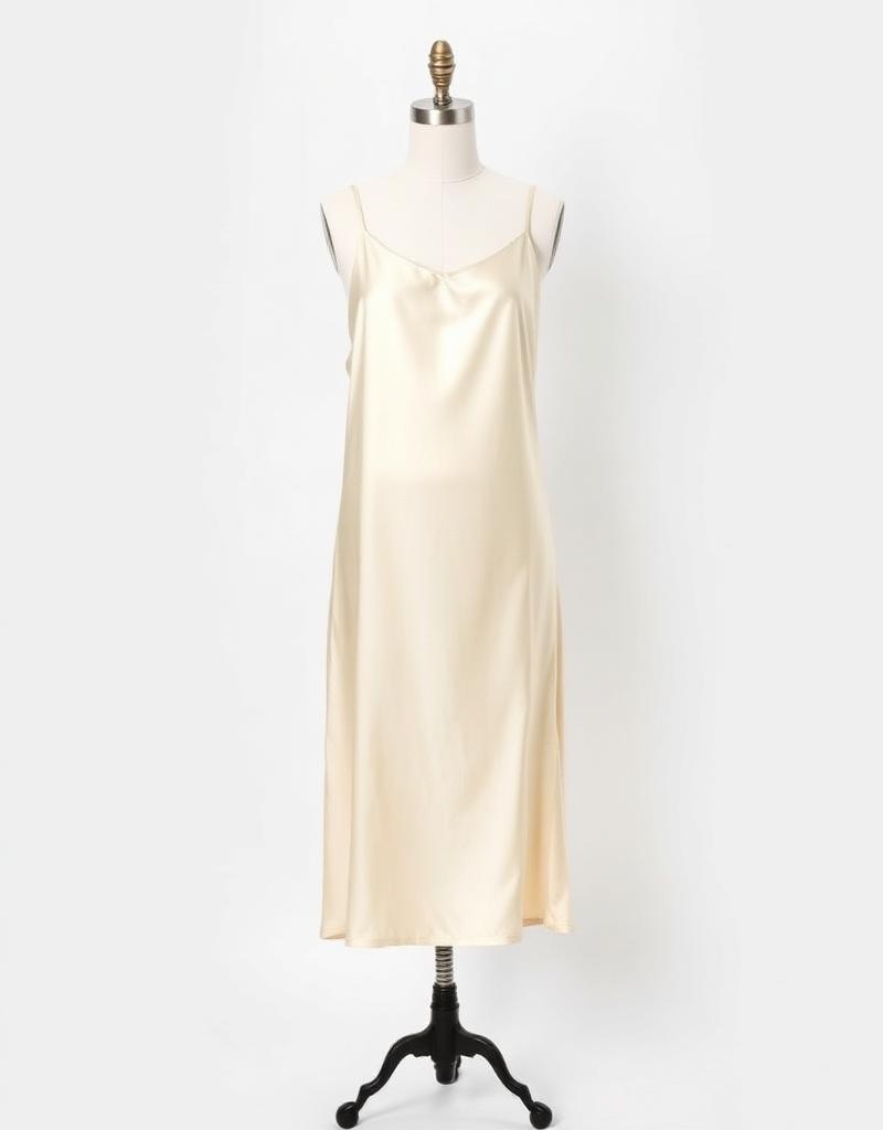 Silk Bias Slip Dress